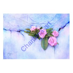 LOVE AT LAST Original Digital Painting on Canvas